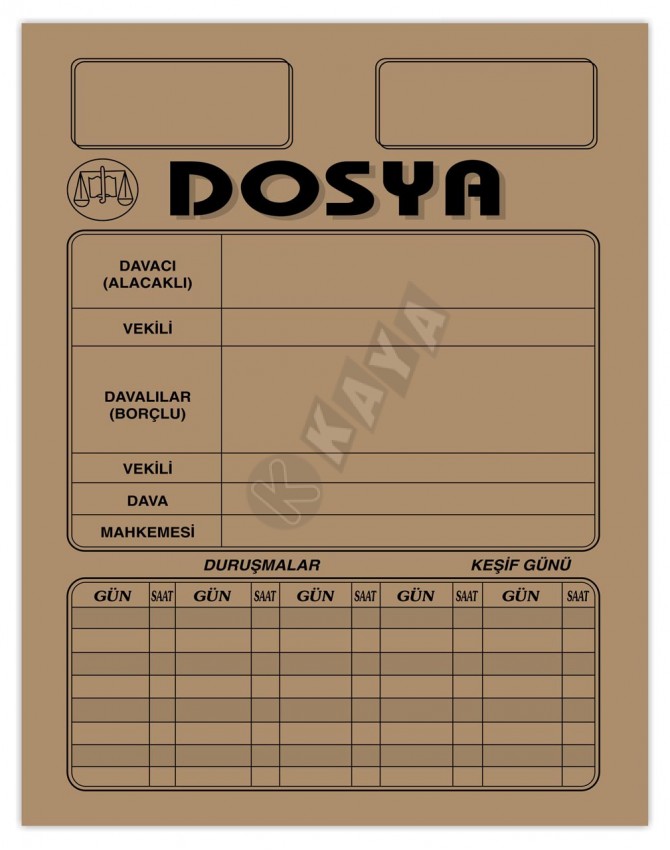 Büyük Büro Dosyası - Kraft Büyük Büro Dosyası - Kraft