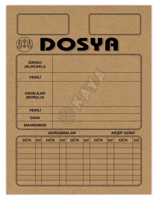 Avukat Büro Dosyası - Kraft Büyük Boy 1. Kalite Avukat Büro Dosyası - Kraft Büyük Boy 1. Kalite