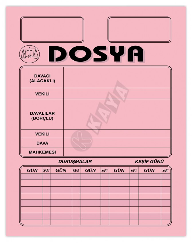 Büyük Büro Dosyası - Pembe Büyük Büro Dosyası - Pembe